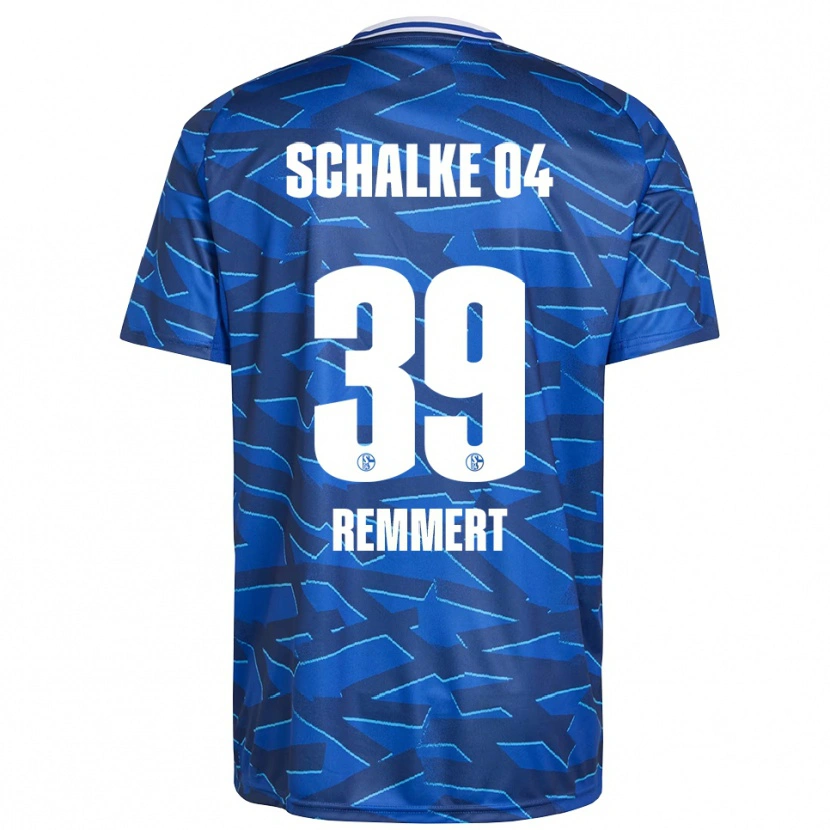Danxen Niño Camiseta Peter Remmert #39 Azul Real Blanco 1ª Equipación 2025/26 La Camisa