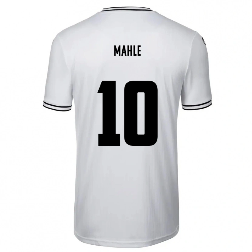 Danxen Niño Camiseta Linus Mahle #10 Blanco Negro 1ª Equipación 2025/26 La Camisa
