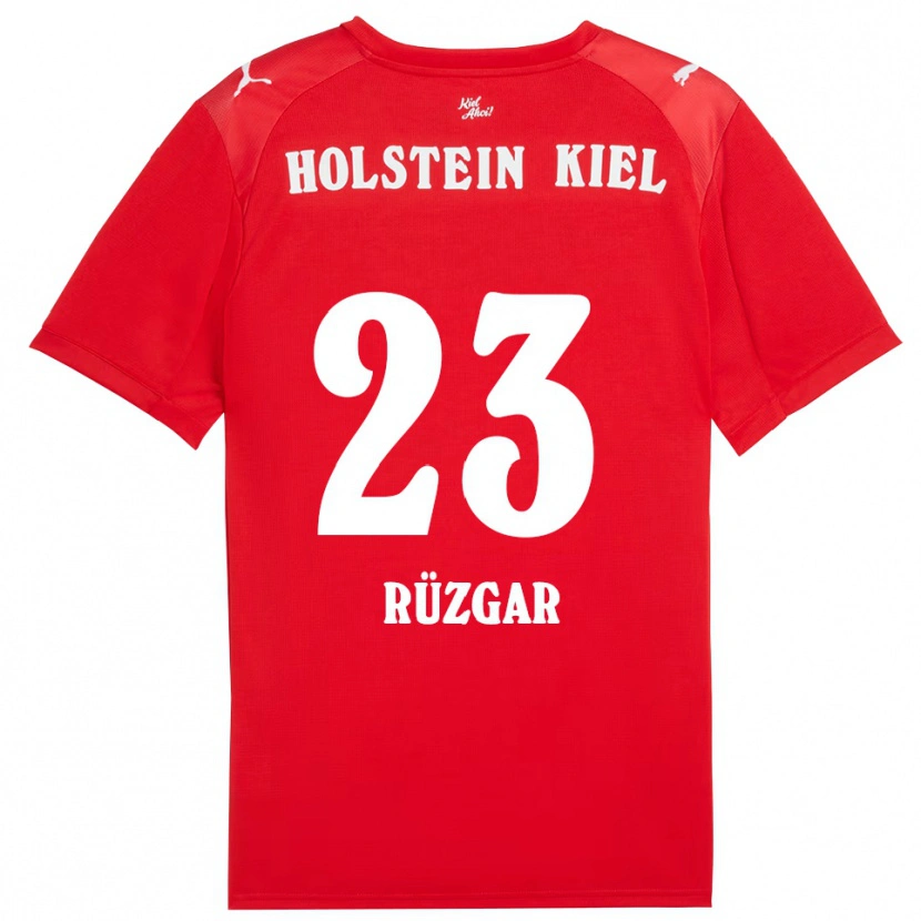Danxen Niño Camiseta Enes Rüzgar #23 Rojo Azul 2ª Equipación 2025/26 La Camisa