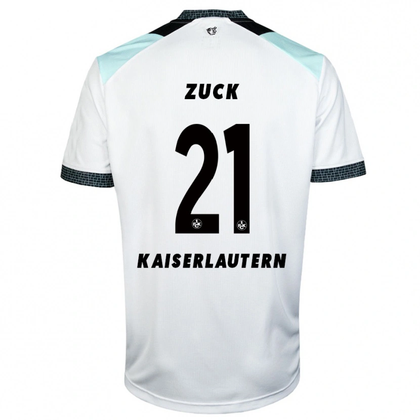 Danxen Niño Camiseta Hendrick Zuck #21 Blanco Negro 2ª Equipación 2025/26 La Camisa