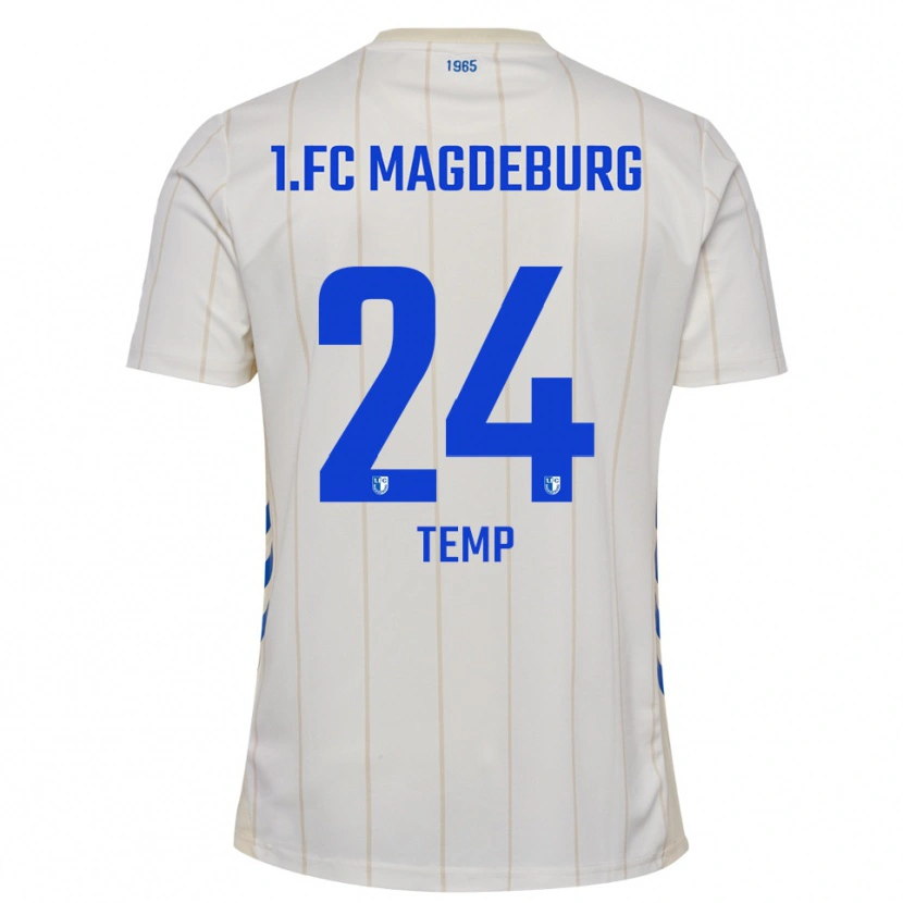 Danxen Niño Camiseta Celine Temp #24 Blanco Azul 2ª Equipación 2025/26 La Camisa