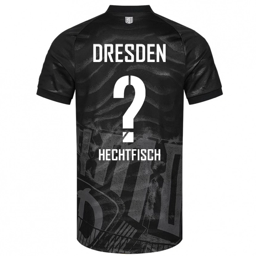 Danxen Niño Camiseta Anna Hechtfisch #0 Negro Gris 2ª Equipación 2025/26 La Camisa