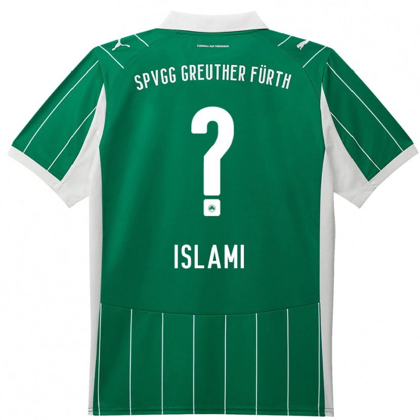Danxen Niño Camiseta Lorita Islami #0 Verde Blanco 2ª Equipación 2025/26 La Camisa