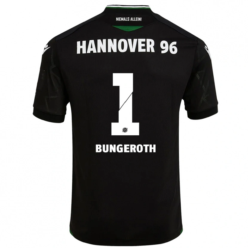 Danxen Niño Camiseta Leah Bungeroth #1 Negro Verde 2ª Equipación 2025/26 La Camisa