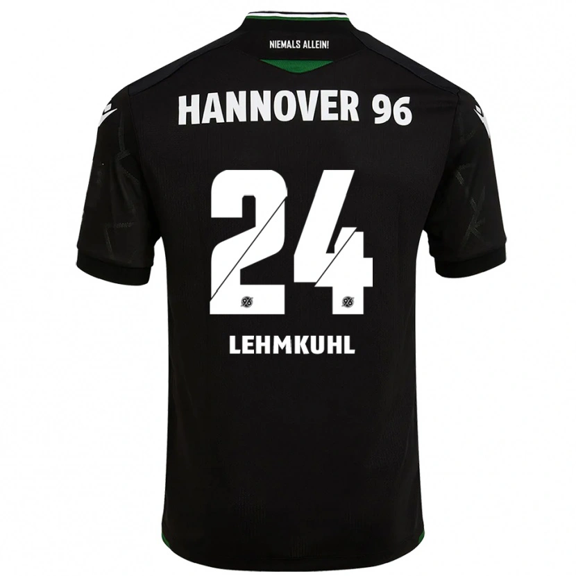 Danxen Niño Camiseta Camillo Lehmkuhl #24 Negro Verde 2ª Equipación 2025/26 La Camisa