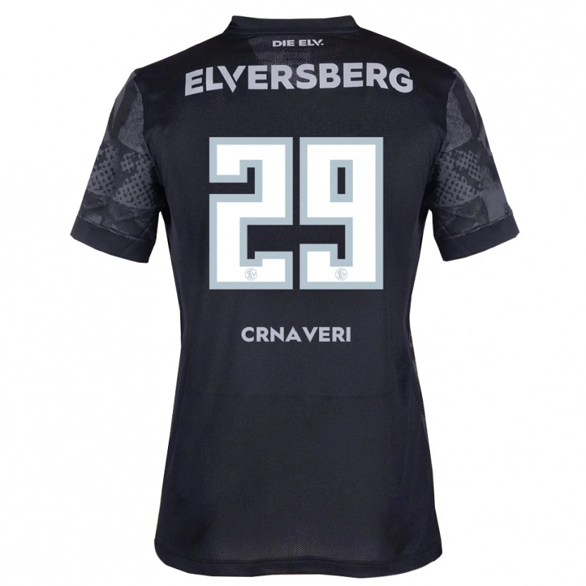 Danxen Niño Camiseta Laureta Crnaveri #29 Negro Gris 2ª Equipación 2025/26 La Camisa