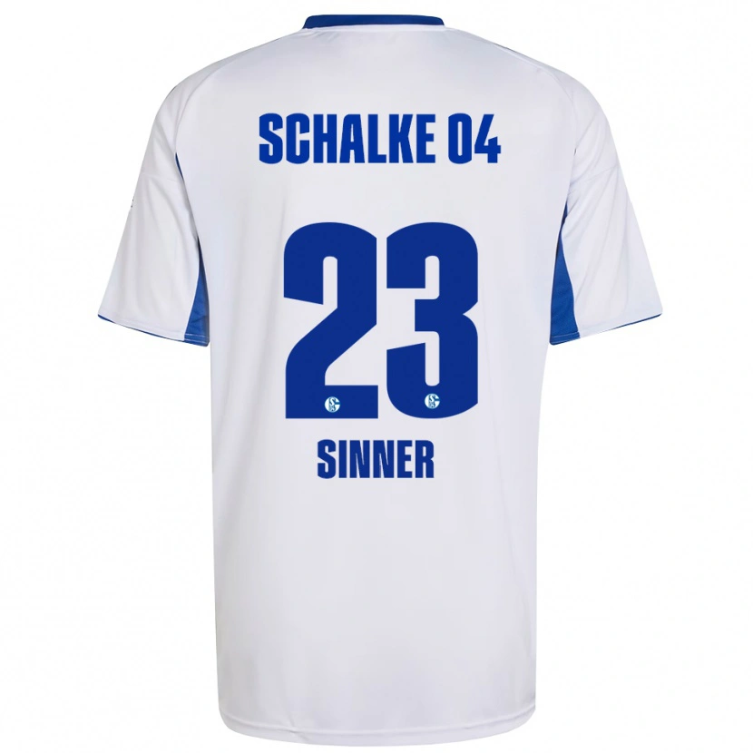 Danxen Niño Camiseta Tiffany Sinner #23 Blanco Azul 2ª Equipación 2025/26 La Camisa