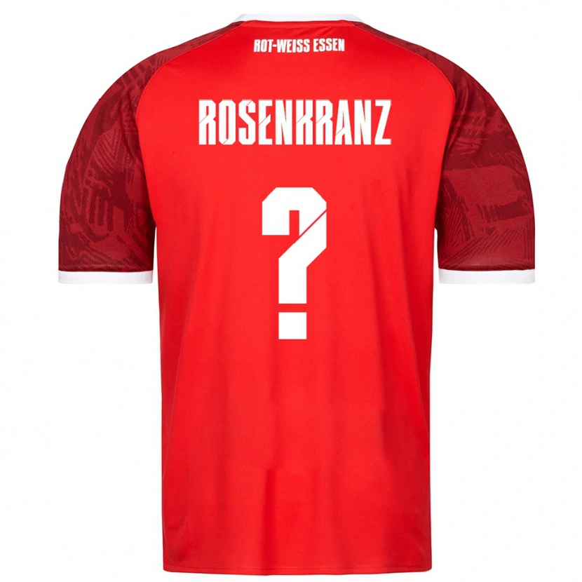 Danxen Niño Camiseta Colin Rosenkranz #0 Rojo Borgoña Blanco 2ª Equipación 2025/26 La Camisa