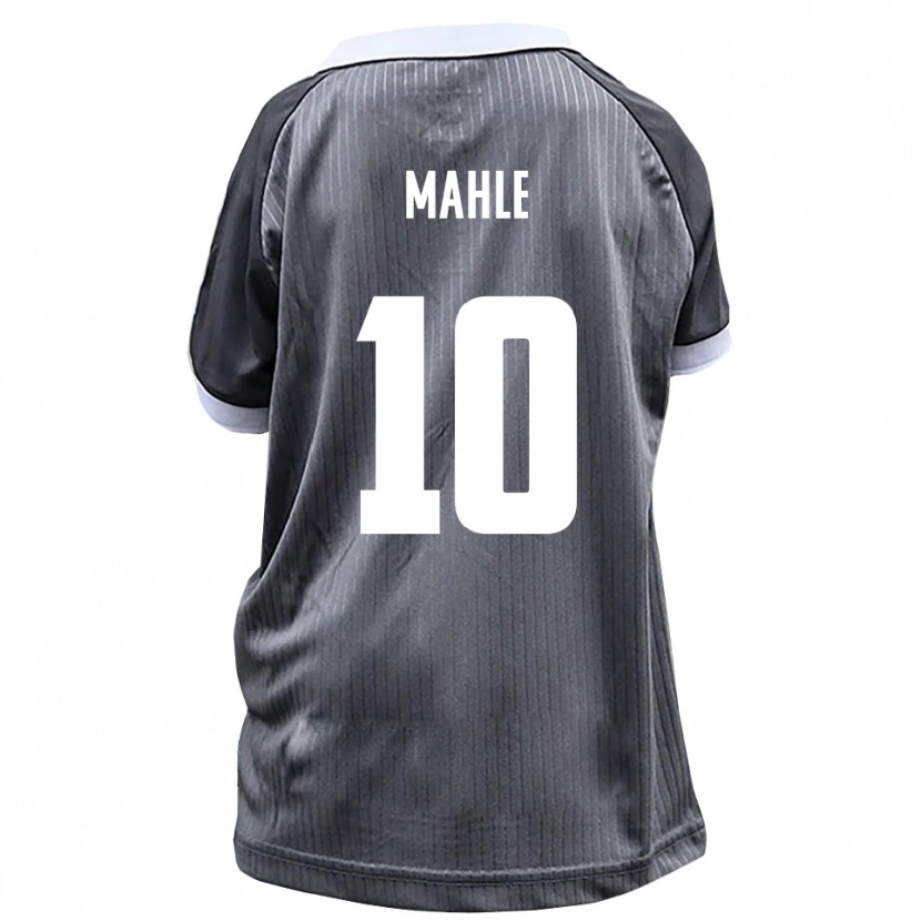 Danxen Niño Camiseta Linus Mahle #10 Gris Blanco 2ª Equipación 2025/26 La Camisa