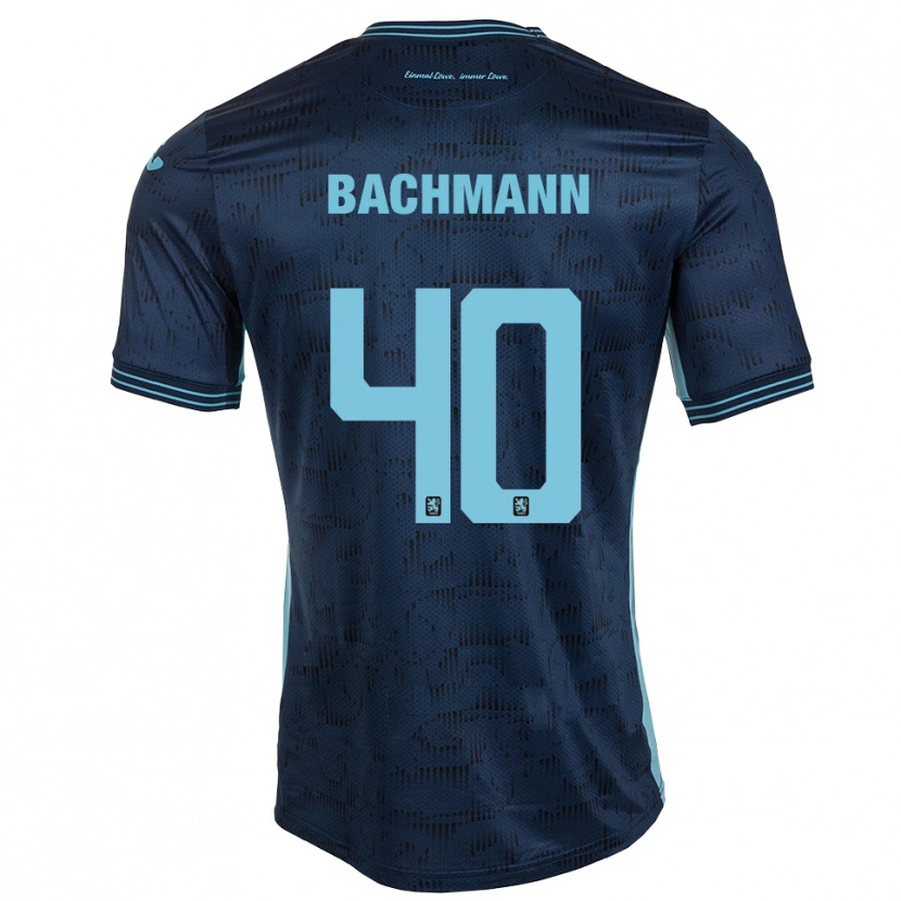 Danxen Niño Camiseta Paul Bachmann #40 Azul Real 2ª Equipación 2025/26 La Camisa