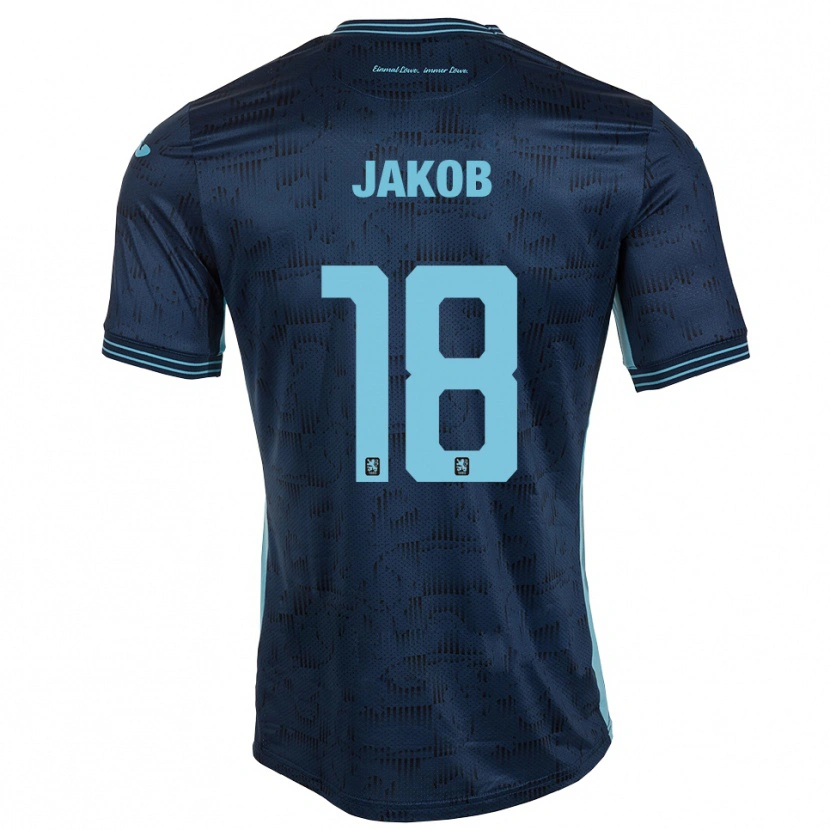 Danxen Niño Camiseta Kilian Jakob #18 Azul Real 2ª Equipación 2025/26 La Camisa