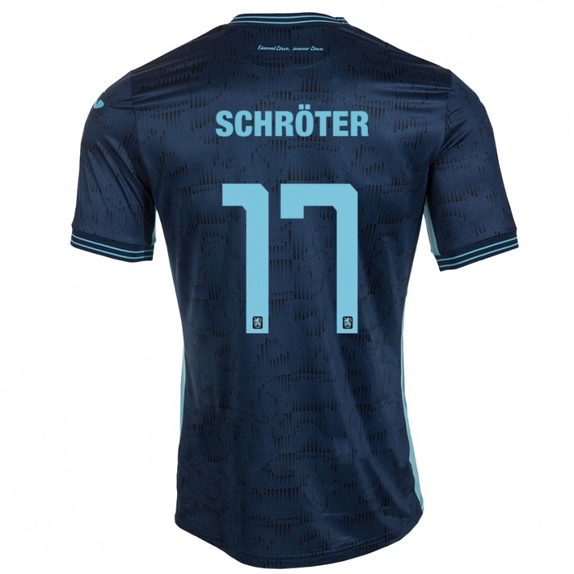 Danxen Niño Camiseta Morris Schröter #17 Azul Real 2ª Equipación 2025/26 La Camisa