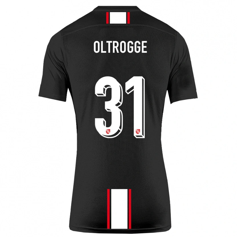 Danxen Niño Camiseta Jannik Oltrogge #31 Negro Blanco 2ª Equipación 2025/26 La Camisa