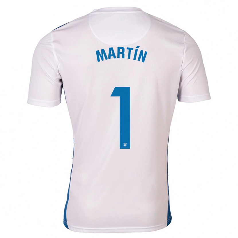 Danxen Hombre Camiseta Dani Martín #1 Blanco Azul 1ª Equipación 2025/26 La Camisa