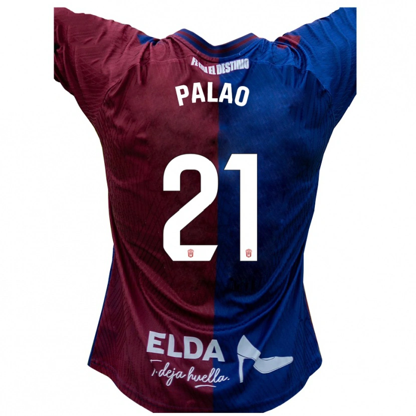 Danxen Hombre Camiseta Rafa Palao #21 Azul Rojo 1ª Equipación 2025/26 La Camisa