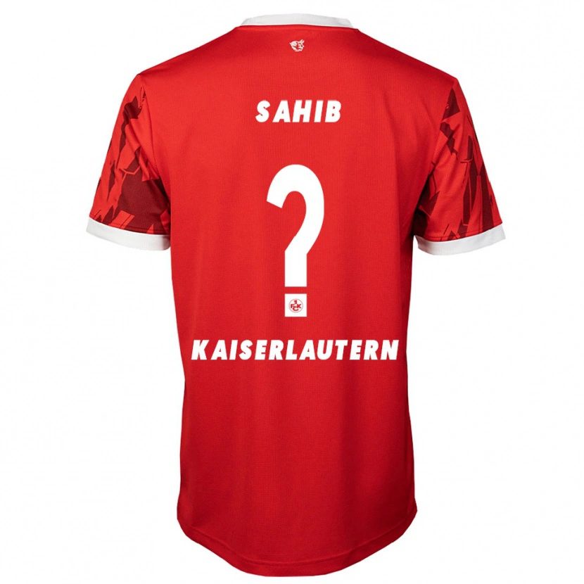 Danxen Hombre Camiseta Yanis Sahib #0 Rojo Blanco 1ª Equipación 2025/26 La Camisa