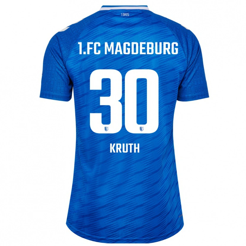 Danxen Hombre Camiseta Noah Kruth #30 Azul Blanco 1ª Equipación 2025/26 La Camisa