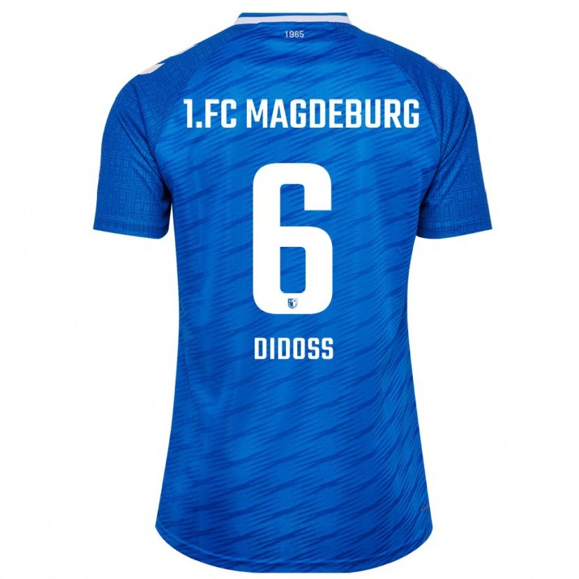 Danxen Hombre Camiseta Fadi Didoss #6 Azul Blanco 1ª Equipación 2025/26 La Camisa