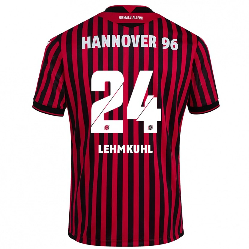 Danxen Hombre Camiseta Camillo Lehmkuhl #24 Rojo Negro 1ª Equipación 2025/26 La Camisa