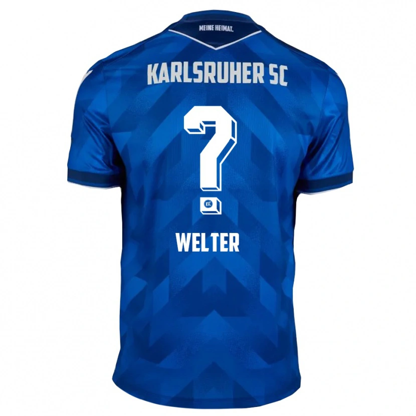 Danxen Hombre Camiseta Scott Welter #0 Azul Blanco 1ª Equipación 2025/26 La Camisa