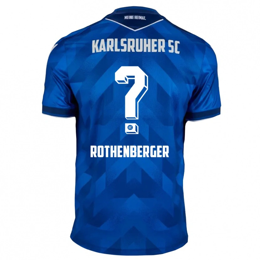 Danxen Hombre Camiseta Paulina Rothenberger #0 Azul Blanco 1ª Equipación 2025/26 La Camisa