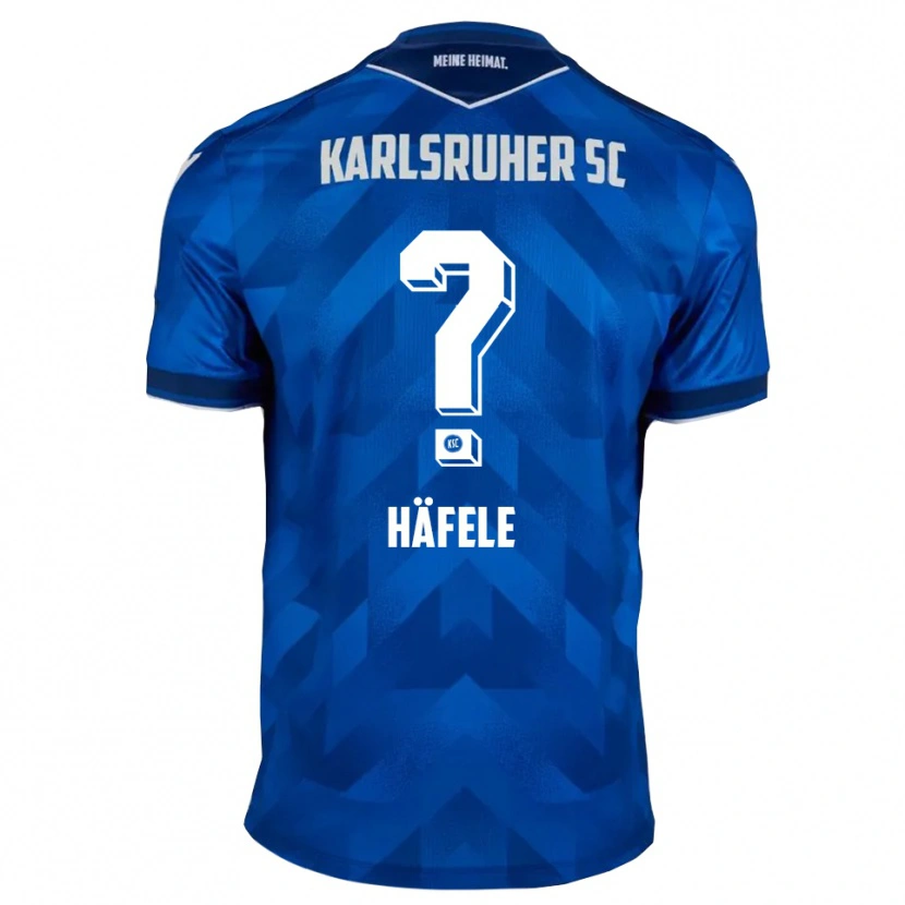 Danxen Hombre Camiseta Selina Häfele #0 Azul Blanco 1ª Equipación 2025/26 La Camisa
