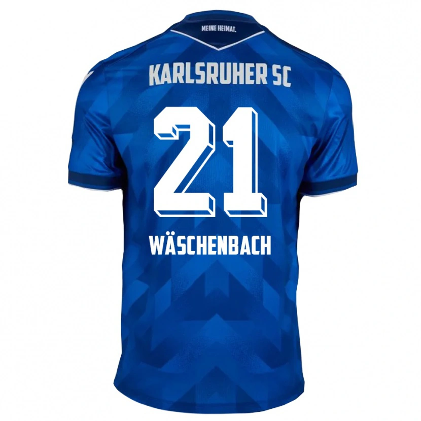 Danxen Hombre Camiseta Meiko Wäschenbach #21 Azul Blanco 1ª Equipación 2025/26 La Camisa