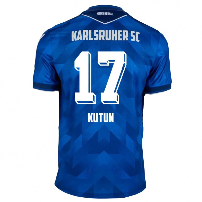 Danxen Hombre Camiseta Yusuf Kutun #17 Azul Blanco 1ª Equipación 2025/26 La Camisa