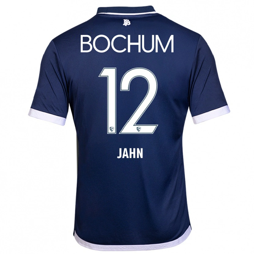 Danxen Hombre Camiseta Niklas Jahn #12 Azul Marino Blanco 1ª Equipación 2025/26 La Camisa