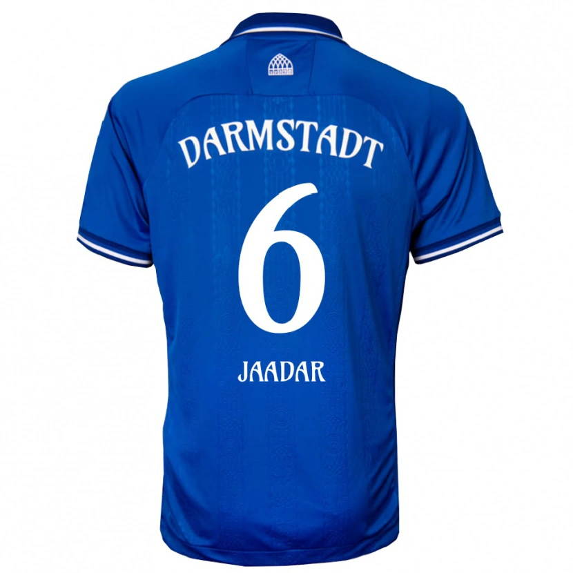 Danxen Hombre Camiseta Imad Jaadar #6 Azul Blanco 1ª Equipación 2025/26 La Camisa