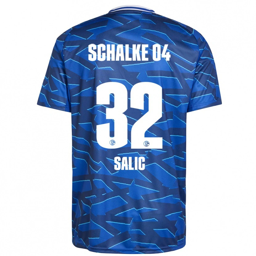 Danxen Hombre Camiseta Dana Salic #32 Azul Real Blanco 1ª Equipación 2025/26 La Camisa