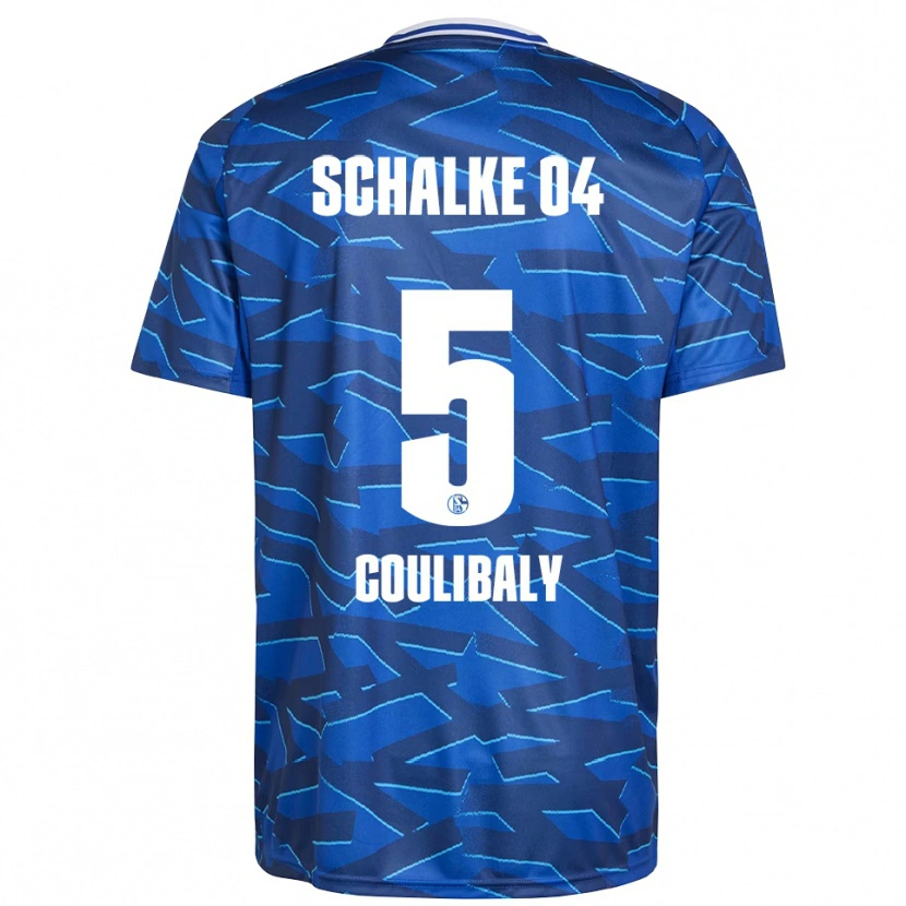 Danxen Hombre Camiseta Barakissa Coulibaly #5 Azul Real Blanco 1ª Equipación 2025/26 La Camisa