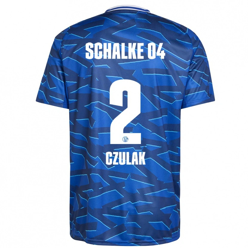 Danxen Hombre Camiseta Rafael Czulak #2 Azul Real Blanco 1ª Equipación 2025/26 La Camisa