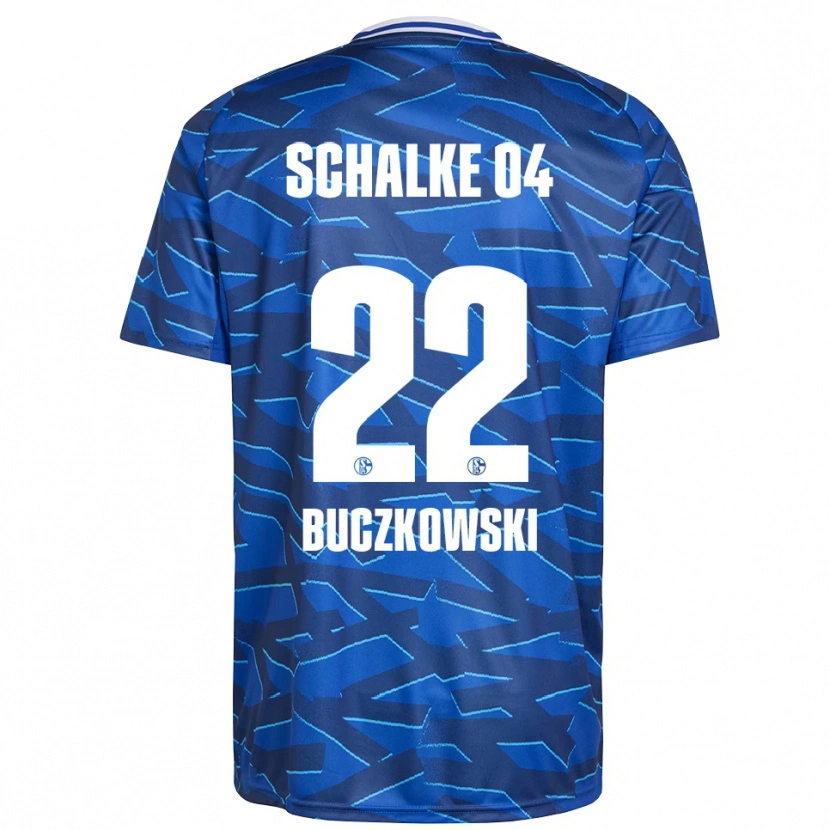 Danxen Hombre Camiseta Philip Buczkowski #22 Azul Real Blanco 1ª Equipación 2025/26 La Camisa
