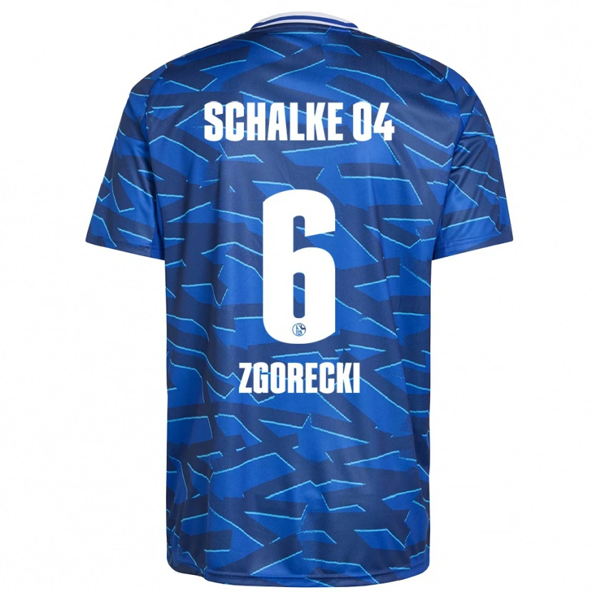 Danxen Hombre Camiseta Jonas Zgorecki #6 Azul Real Blanco 1ª Equipación 2025/26 La Camisa