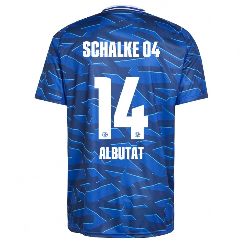 Danxen Hombre Camiseta Tim Albutat #14 Azul Real Blanco 1ª Equipación 2025/26 La Camisa