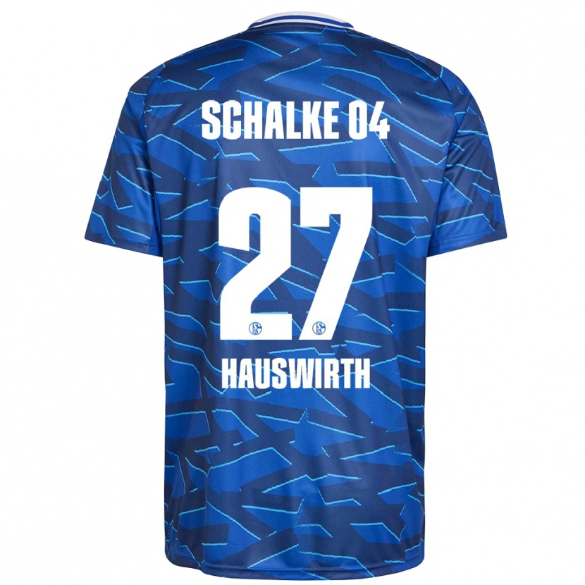 Danxen Hombre Camiseta Max Hauswirth #27 Azul Real Blanco 1ª Equipación 2025/26 La Camisa