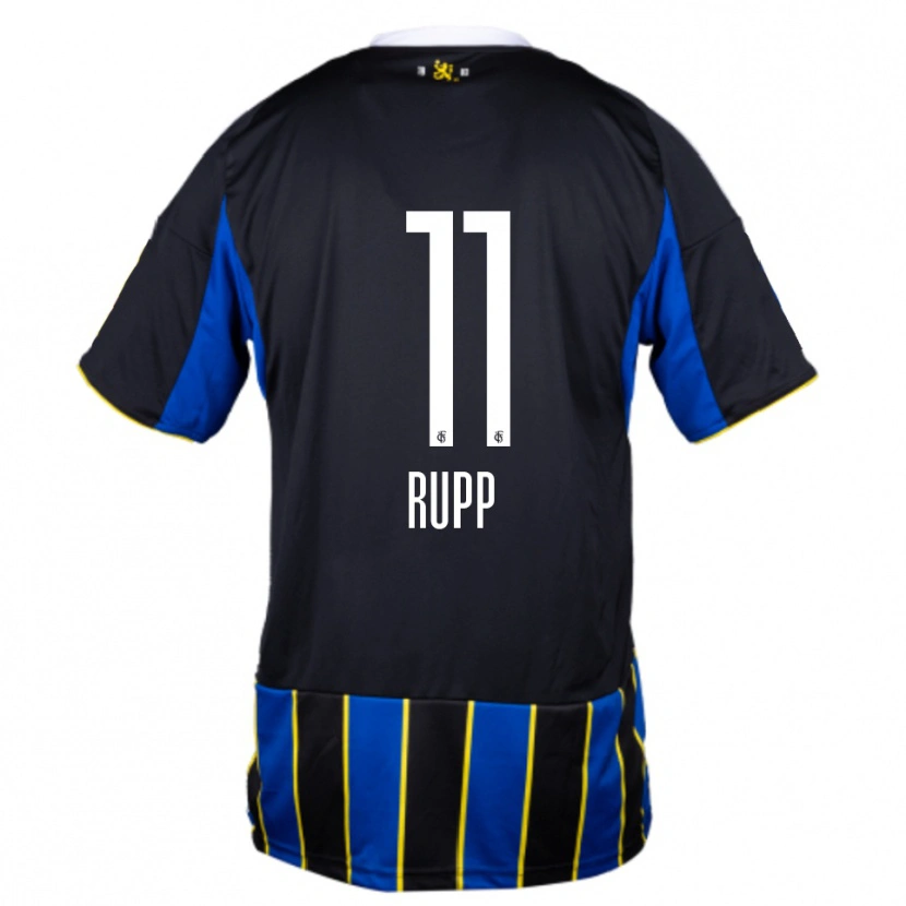 Danxen Hombre Camiseta Finn Rupp #11 Azul Negro Amarillo 1ª Equipación 2025/26 La Camisa
