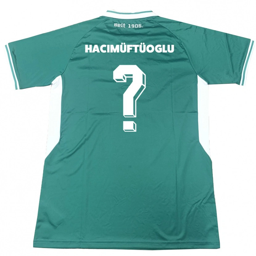 Danxen Hombre Camiseta Belinay Hacimüftüoglu #0 Verde Blanco 1ª Equipación 2025/26 La Camisa