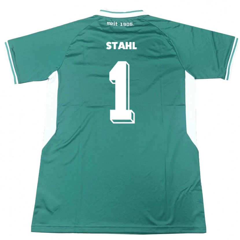 Danxen Hombre Camiseta Toni Stahl #1 Verde Blanco 1ª Equipación 2025/26 La Camisa