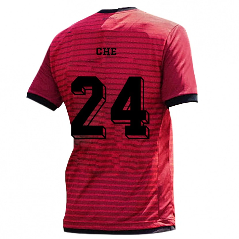 Danxen Hombre Camiseta Neo Che #24 Rojo Negro 1ª Equipación 2025/26 La Camisa