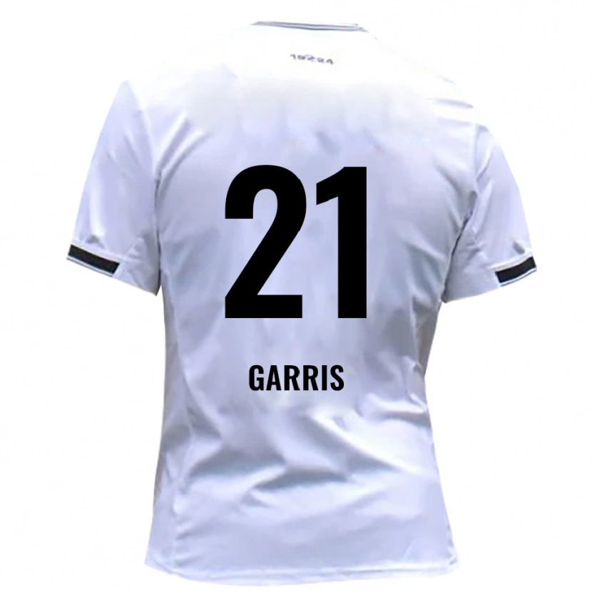 Danxen Hombre Camiseta Jaden-Romero Garris #21 Blanco Rojo 1ª Equipación 2025/26 La Camisa