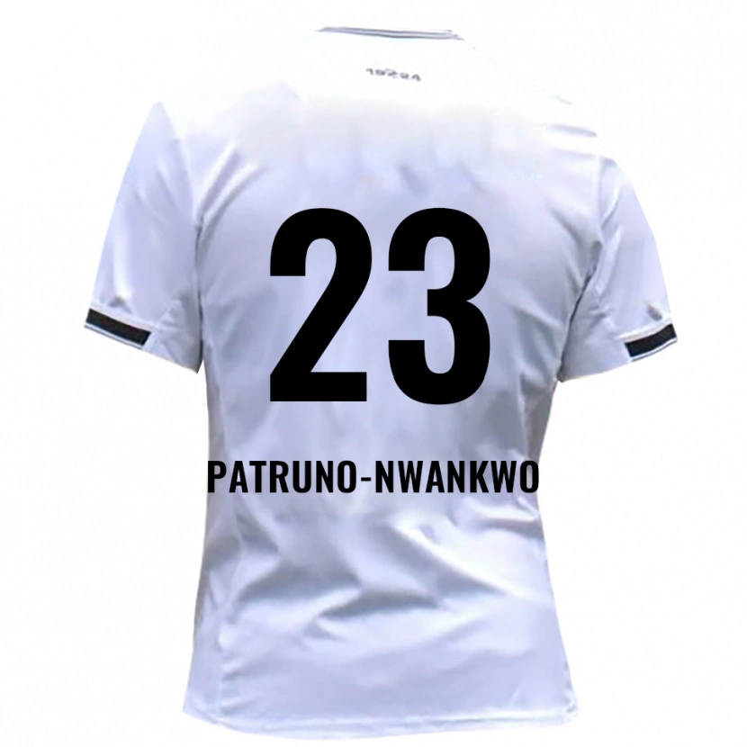 Danxen Hombre Camiseta Josiah Patruno-Nwankwo #23 Blanco Rojo 1ª Equipación 2025/26 La Camisa