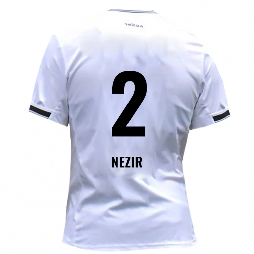 Danxen Hombre Camiseta Adrian Nezir #2 Blanco Rojo 1ª Equipación 2025/26 La Camisa