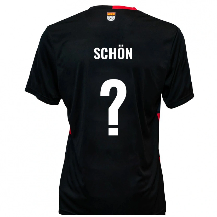Danxen Hombre Camiseta Ines Schön #0 Negro Rojo 1ª Equipación 2025/26 La Camisa