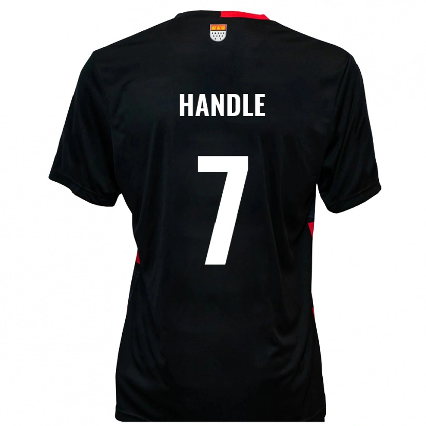 Danxen Hombre Camiseta Simon Handle #7 Negro Rojo 1ª Equipación 2025/26 La Camisa