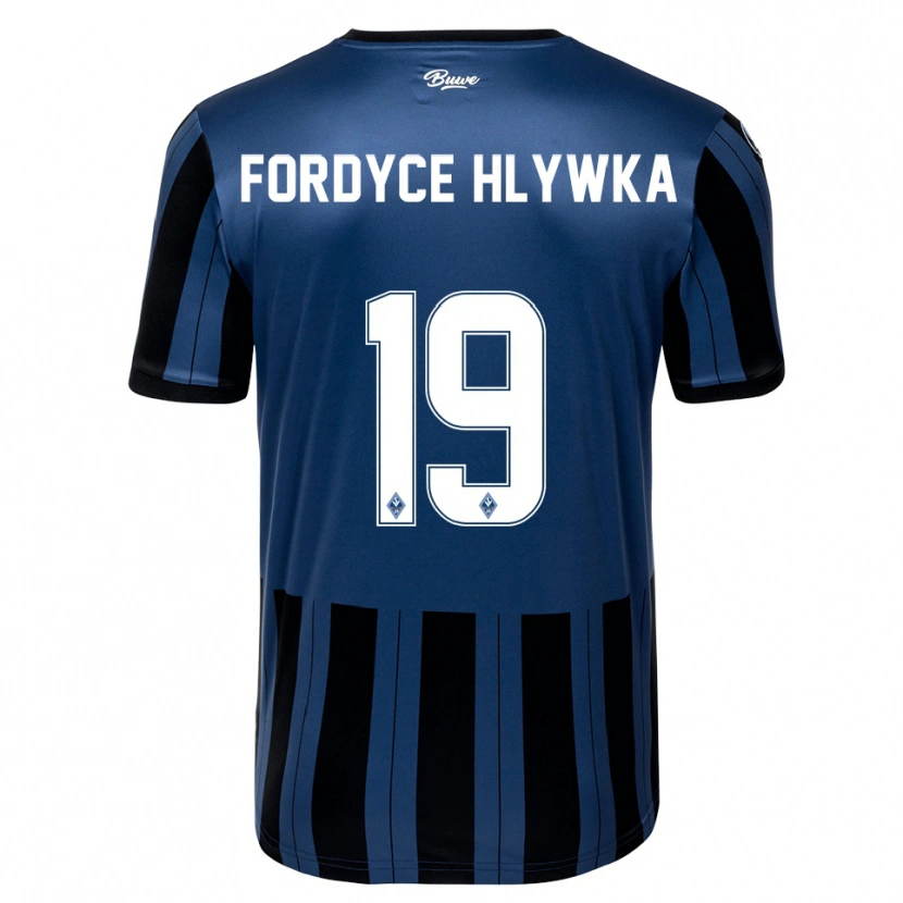 Danxen Hombre Camiseta Roen Fordyce Hlywka #19 Azul Gris Negro 1ª Equipación 2025/26 La Camisa