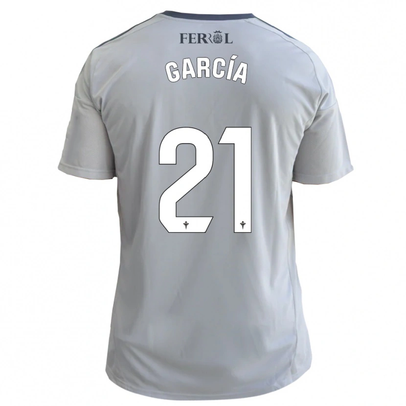 Danxen Hombre Camiseta Azael García #21 Gris Plata 2ª Equipación 2025/26 La Camisa