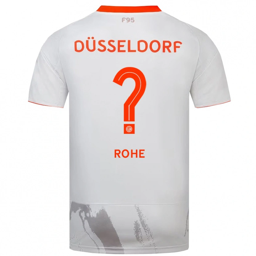 Danxen Hombre Camiseta Frieda Rohe #0 Blanco Naranja 2ª Equipación 2025/26 La Camisa