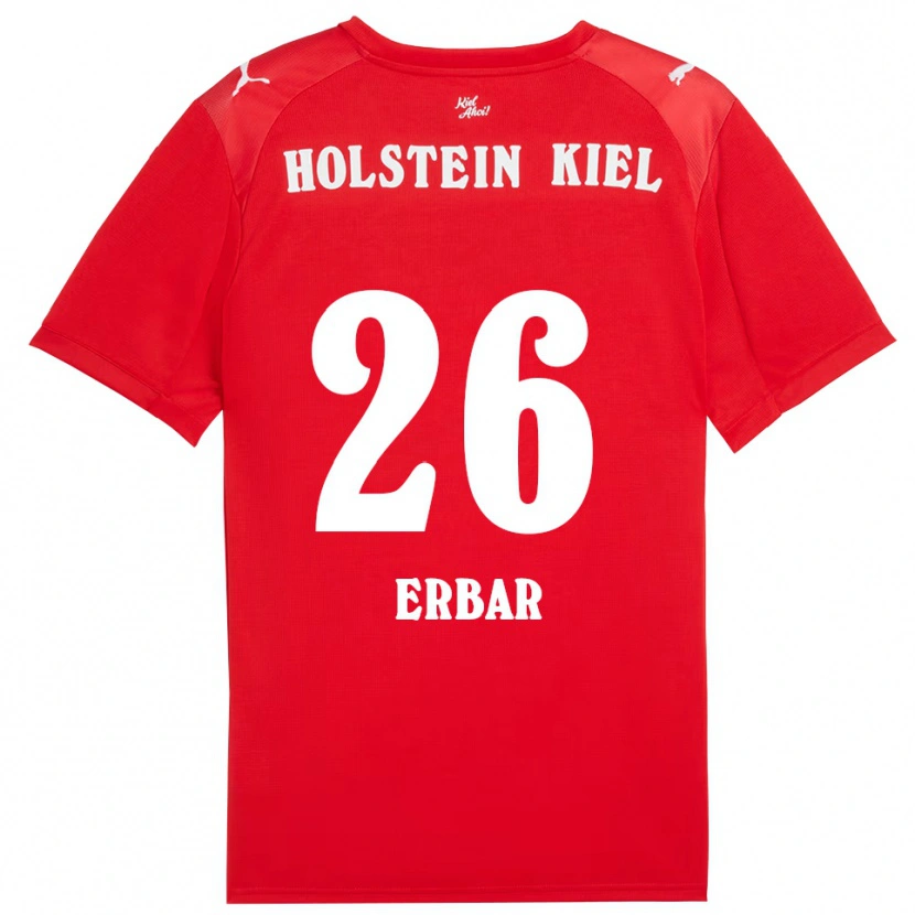 Danxen Hombre Camiseta Luisa Erbar #26 Rojo Azul 2ª Equipación 2025/26 La Camisa